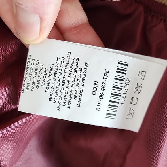 Five Four canvas bomber jacket, sz M - Picture 10 of 10